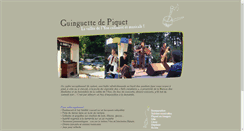 Desktop Screenshot of guinguette-piquet.com
